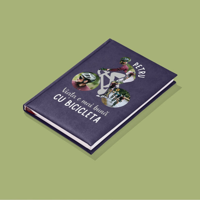 Formă Din Fotografii: Viața E Mai Bună Cu Bicicleta - Carte Pentru Notițe