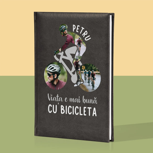 Formă Din Fotografii: Viața E Mai Bună Cu Bicicleta - Carte Pentru Notițe