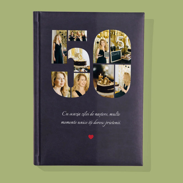 Formă Din Fotografii: A 50 Zi De Naștere - Carte Pentru Notițe