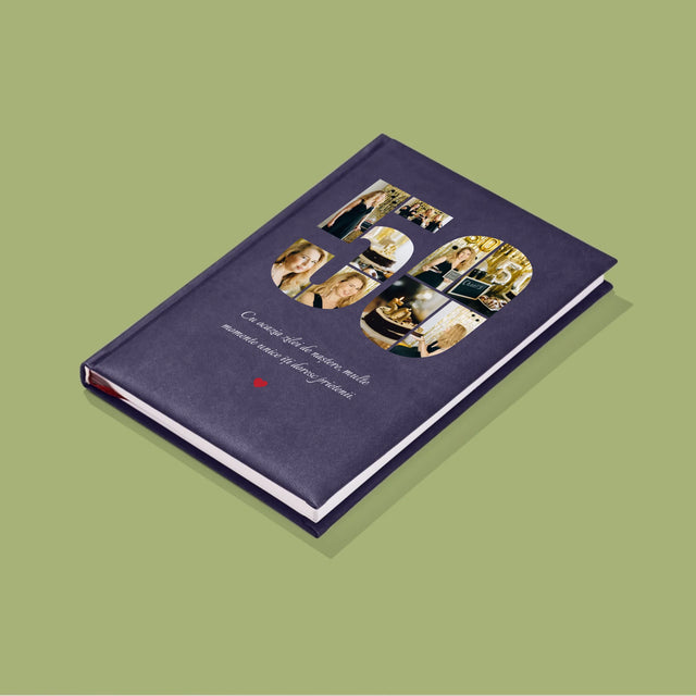 Formă Din Fotografii: A 50 Zi De Naștere - Carte Pentru Notițe