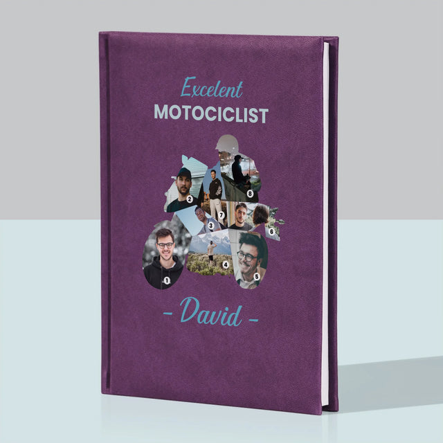 Formă Din Fotografii: Motociclist Excelent - Carte Pentru Notițe