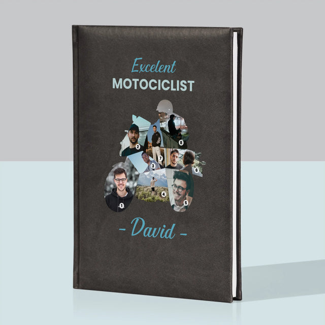 Formă Din Fotografii: Motociclist Excelent - Carte Pentru Notițe