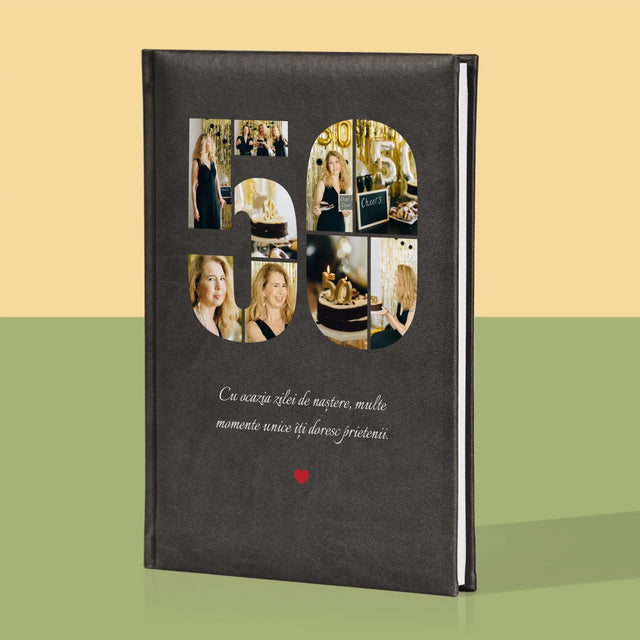 Formă Din Fotografii: A 50 Zi De Naștere - Carte Pentru Notițe