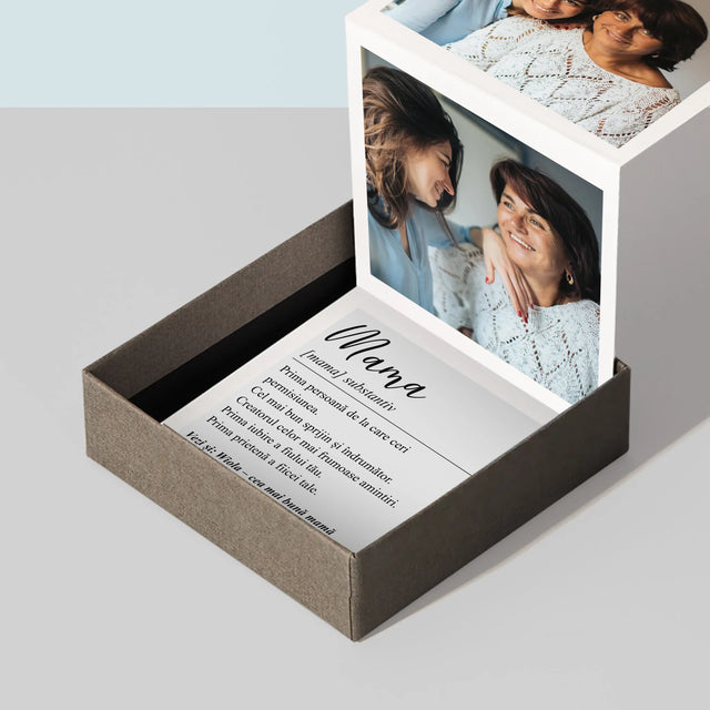 Fotografie Si Semnătură: Definiția Mamei - Set De Fotografii Pliante