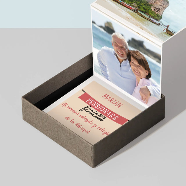 Numele Și Semnătura: Pensionare Fericită - Set De Fotografii Pliante