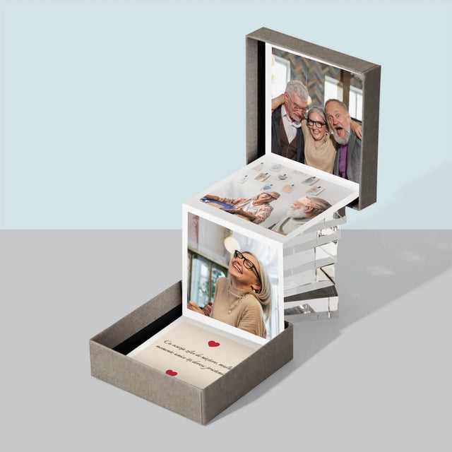 Formă Din Fotografii: A 50 Zi De Naștere - Set De Fotografii Pliante