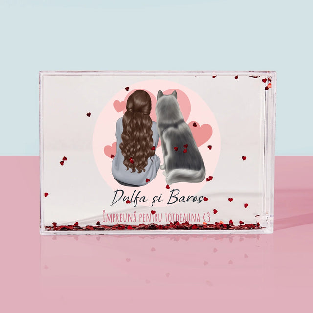 Creator De Personaj: Prietenul Canin - Ramă De Sticlă Cu Apă Pentru Fotografii