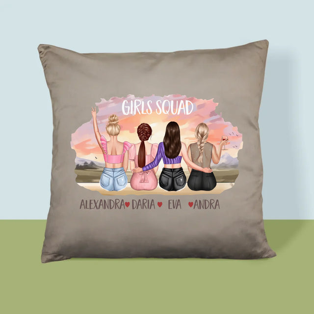 Creator De Personaj: Girls Squad - Pernă (Cu Fotografie)