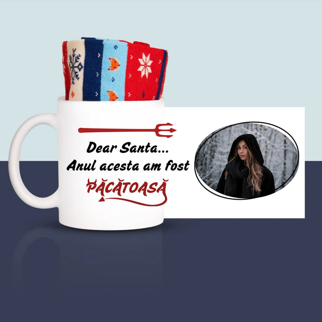 Fotografie Si Semnătură: Păcătoasă - Șosete De Iarnă Într-O Cană