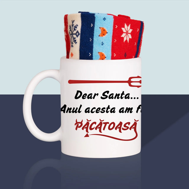 Fotografie Si Semnătură: Păcătoasă - Șosete De Iarnă Într-O Cană