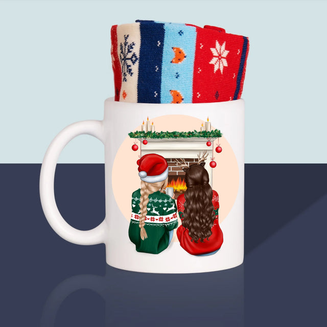 Creator De Personaj: Cele Mai Bune Prietene De Sărbători - Șosete De Iarnă Într-O Cană