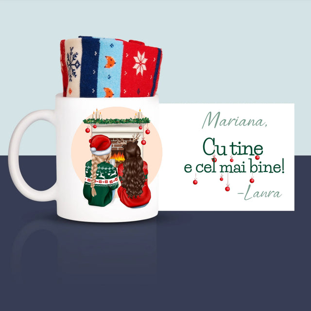 Creator De Personaj: Cele Mai Bune Prietene De Sărbători - Șosete De Iarnă Într-O Cană