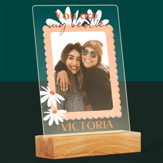 Colaj De Fotografii: Fotografie Besties - Imprimare Pe Sticlă Acrilică (Verticală)