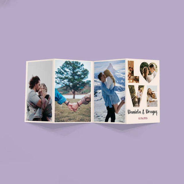 Cuvânt Din Fotografii: Love Din Fotografiile Tale - Set Mare Fotografii Pliante