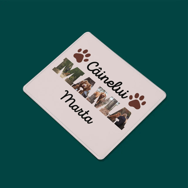 Cuvânt Din Fotografii: Mama Câinelui Din Fotografiile Tale - Mouse Pad