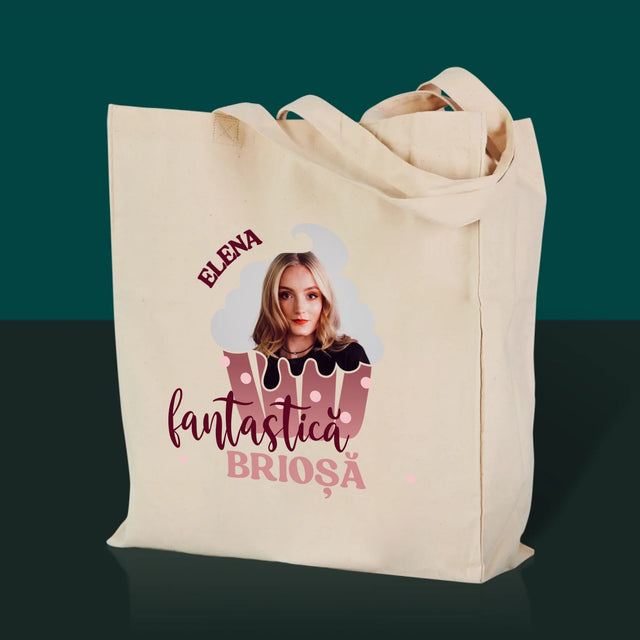 Fotografie Si Semnătură: Brioșă Fantastică - Sacoșă De Pânză