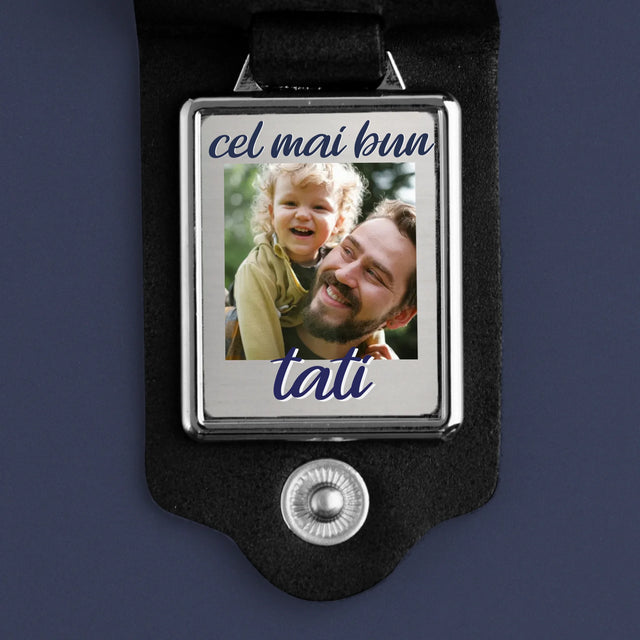 Colaj De Fotografii: Taticul - Breloc Cu Fotografie