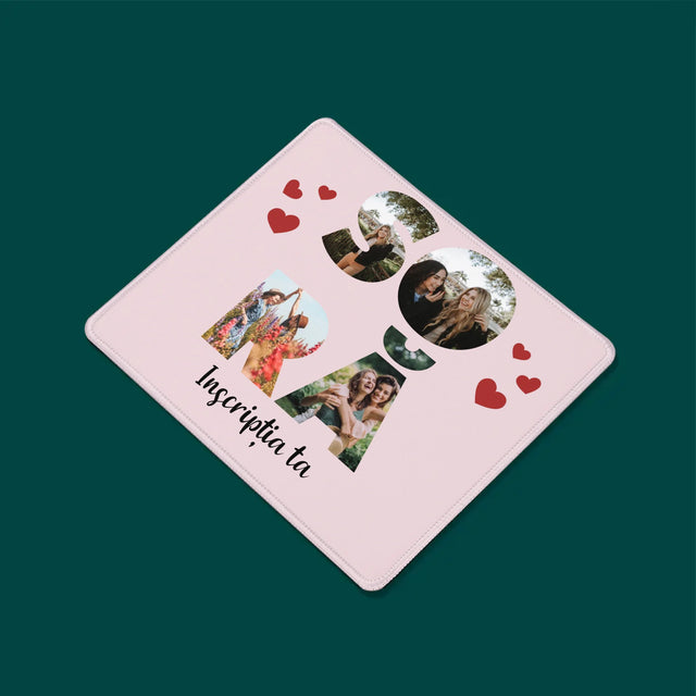 Cuvânt Din Fotografii: Soră Din Fotografiile Tale - Mouse Pad