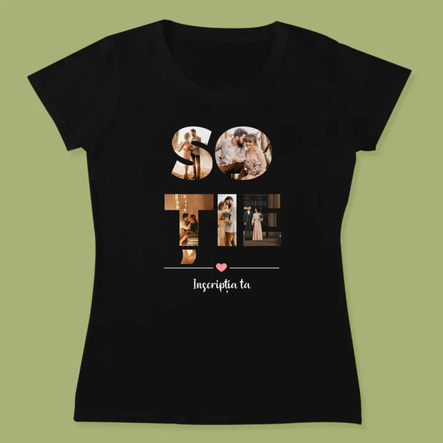 Cuvânt Din Fotografii: Soție Din Fotografiile Tale - Tricou Pentru Femei