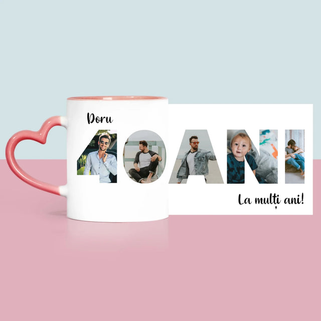 Cuvânt Din Fotografii: 40 Ani Din Fotografiile Tale - Cană