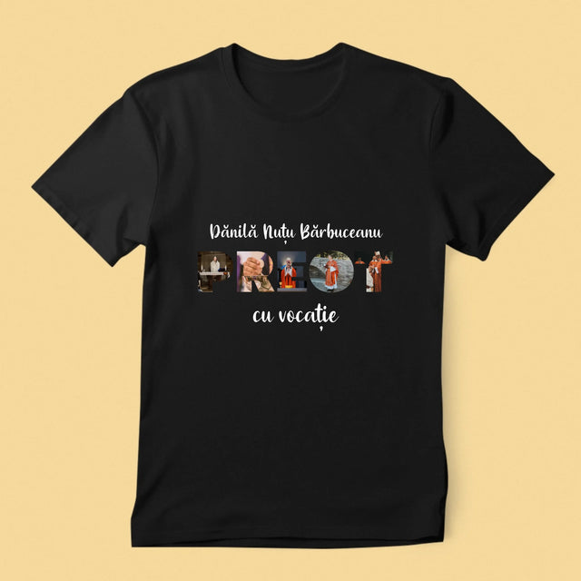 Cuvânt Din Fotografii: Un Preot Cu Vocație - Tricou Pentru Bărbați