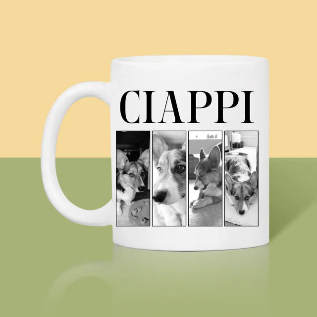 Colaj De Fotografii: Bootleg Clasic Cu Cățeluș - Cană