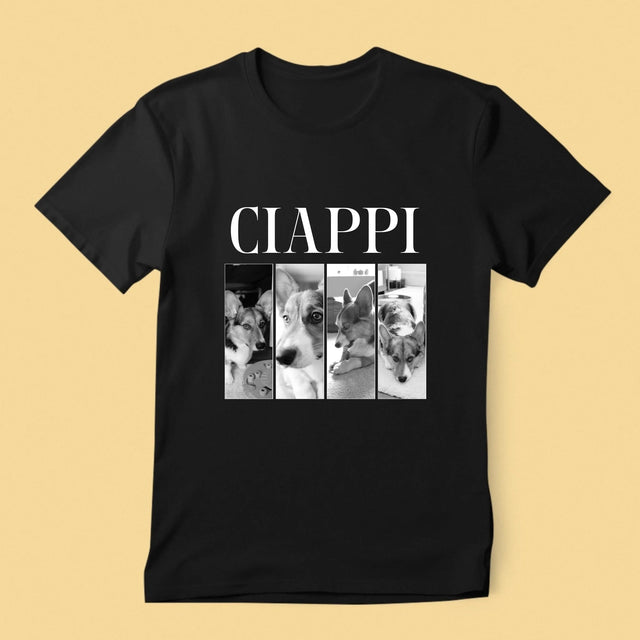 Colaj De Fotografii: Bootleg Clasic Cu Cățeluș - Tricou Pentru Bărbați