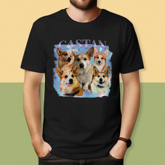 Personajul Tău: Bootleg Cu Cîinele Tău - Tricou Pentru Bărbați