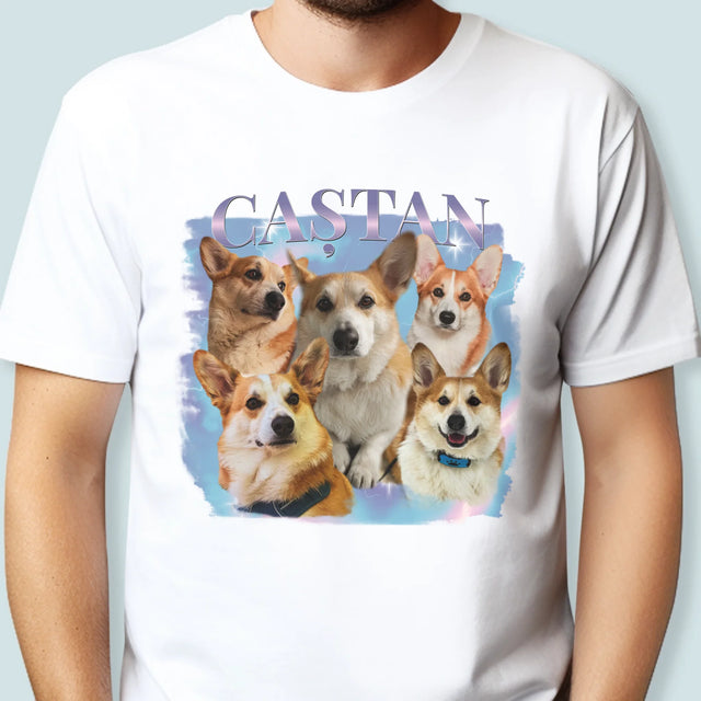 Personajul Tău: Bootleg Cu Cîinele Tău - Tricou Pentru Bărbați