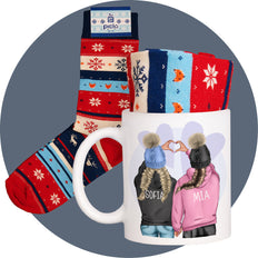 Șosete de iarnă într-o cană