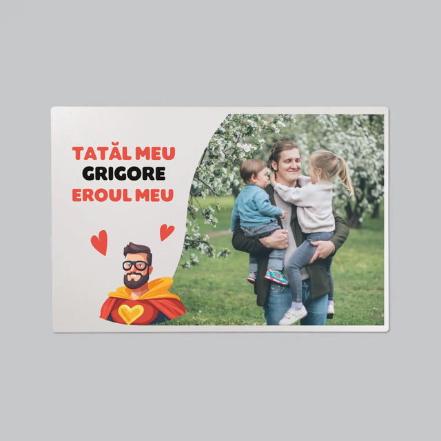 Fotografie Si Semnătură: Tată Eroul Meu - Mapa De Birou