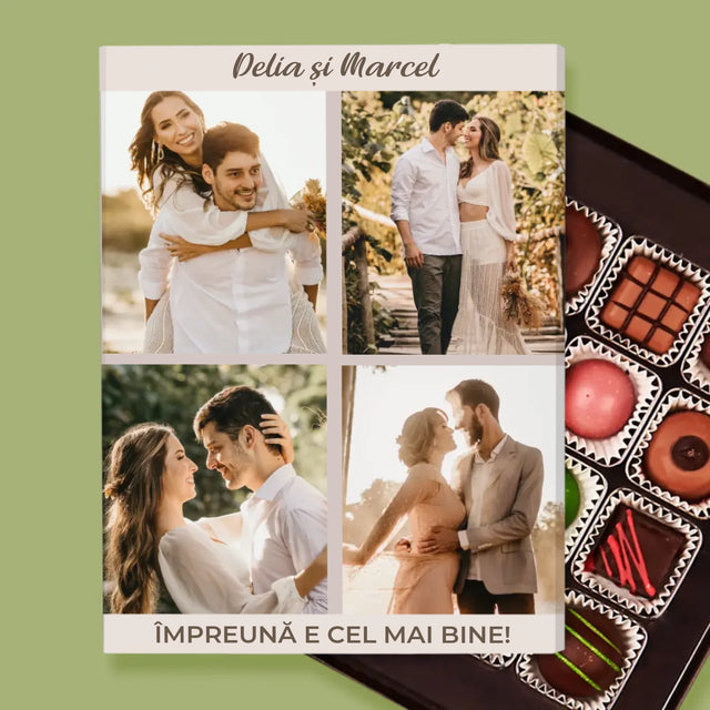 Colaj De Fotografii: Împreună E Cel Mai Bine, Colaj Din Fotografii - Praline