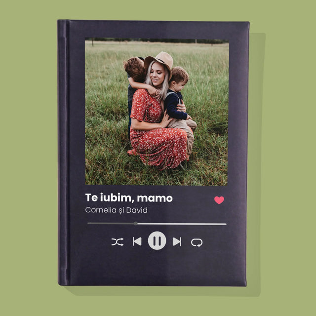 Fotografie Si Semnătură: Te Iubim Mamo - Carte Pentru Notițe Cu Fotografie