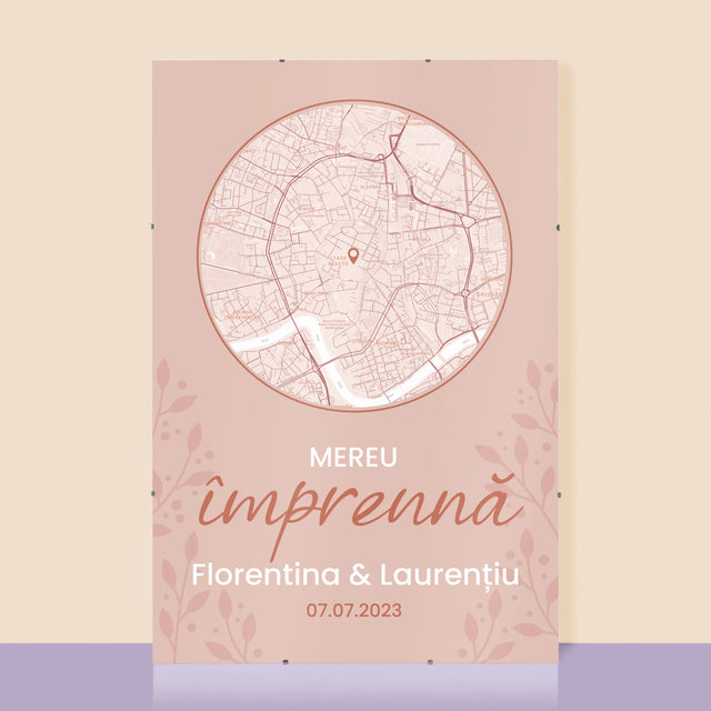 Harta Oraș: Harta Orașului: Mereu Împreună - Poster