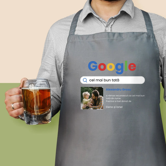 Fotografie Si Semnătură: Cel Mai Bun Tată  Rezultat Google - Șorț