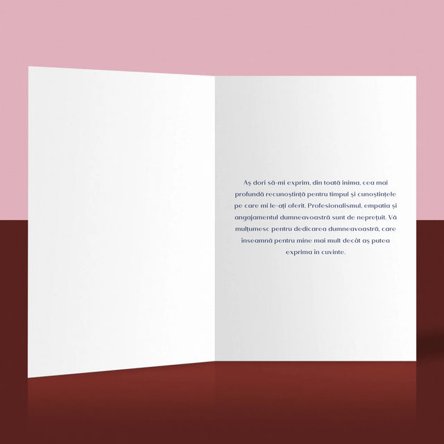 Fotografie Si Semnătură: Certificat De Învățător Exemplar - Card Cu Felicitări