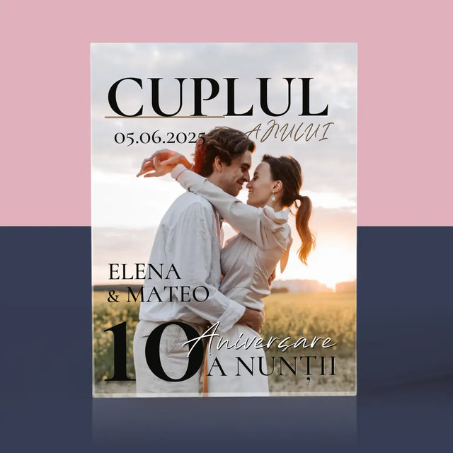 Copertă Derevistă: Cuplul Anului - Bloc Acrilic