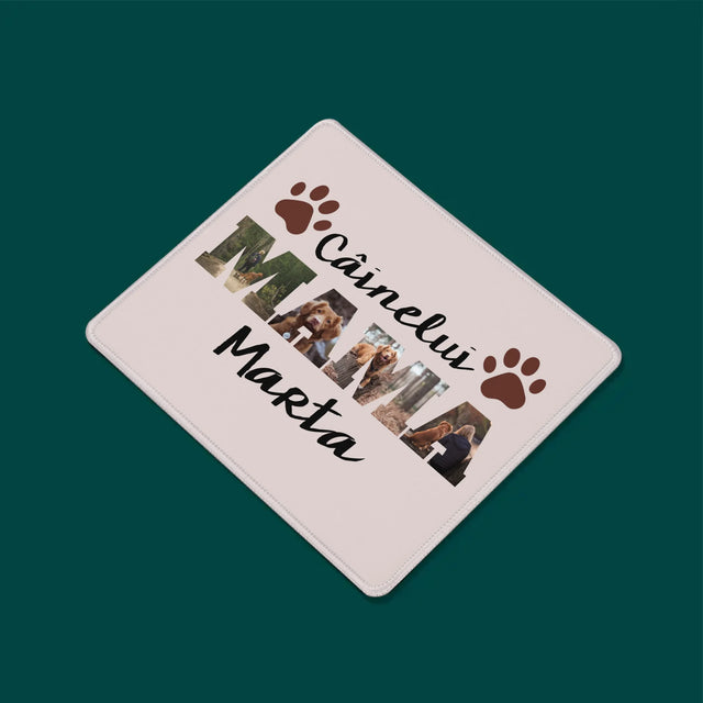 Cuvânt Din Fotografii: Mama Câinelui Din Fotografiile Tale - Mouse Pad
