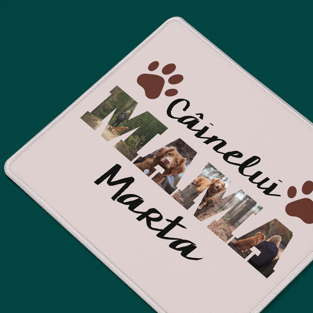 Cuvânt Din Fotografii: Mama Câinelui Din Fotografiile Tale - Mouse Pad