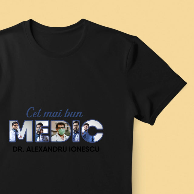 Cuvânt Din Fotografii: Cel Mai Bun Medic - Tricou Pentru Bărbați
