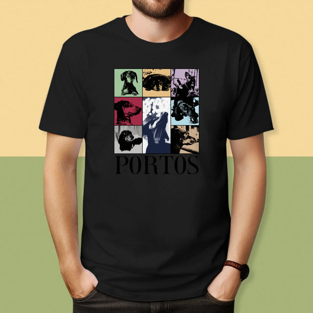 Colaj De Fotografii: Cățeluș Ca Taylor - Tricou Pentru Bărbați