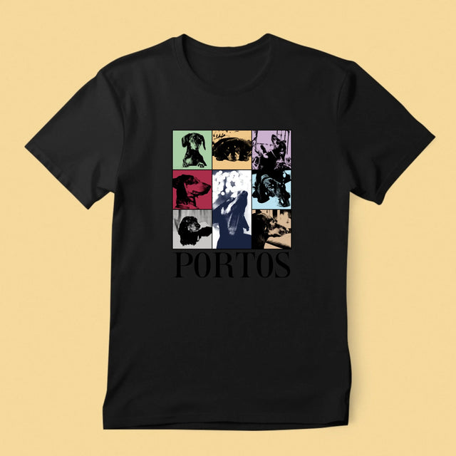 Colaj De Fotografii: Cățeluș Ca Taylor - Tricou Pentru Bărbați