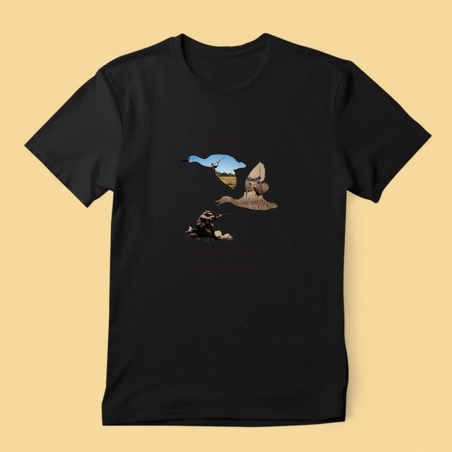 Formă Din Fotografii: Creat Pentru Vânătoare - Tricou Pentru Bărbați