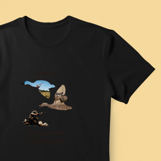 Formă Din Fotografii: Creat Pentru Vânătoare - Tricou Pentru Bărbați