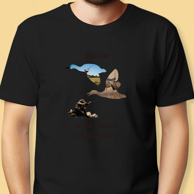 Formă Din Fotografii: Creat Pentru Vânătoare - Tricou Pentru Bărbați