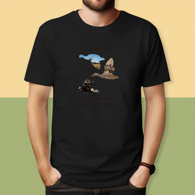 Formă Din Fotografii: Creat Pentru Vânătoare - Tricou Pentru Bărbați
