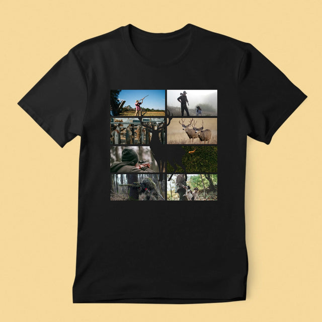 Colaj De Fotografii: Vânător - Tricou Pentru Bărbați