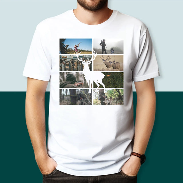 Colaj De Fotografii: Vânător - Tricou Pentru Bărbați