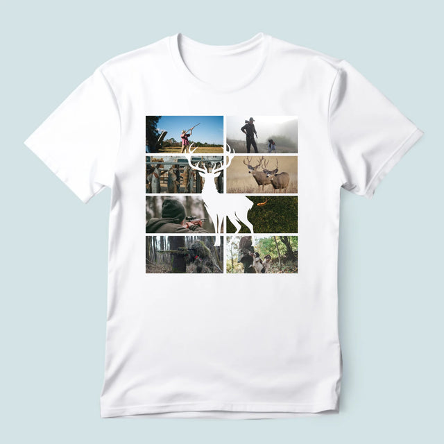 Colaj De Fotografii: Vânător - Tricou Pentru Bărbați