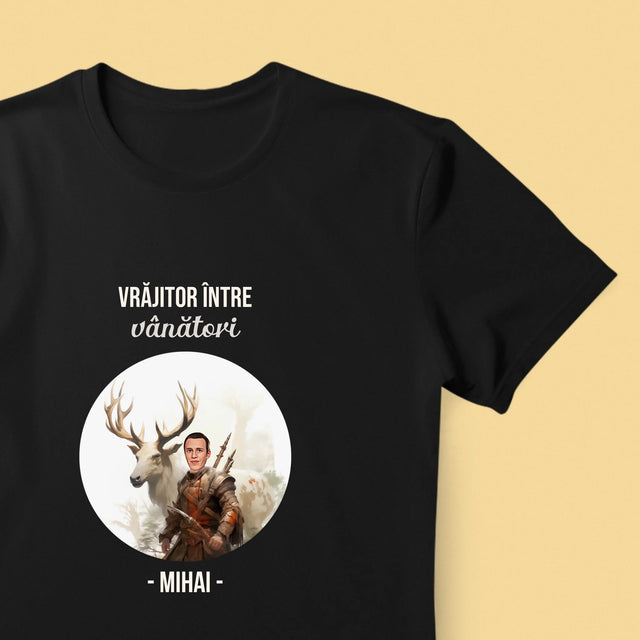 Personajul Tău: Vrăjitor Între Vânători - Tricou Pentru Bărbați